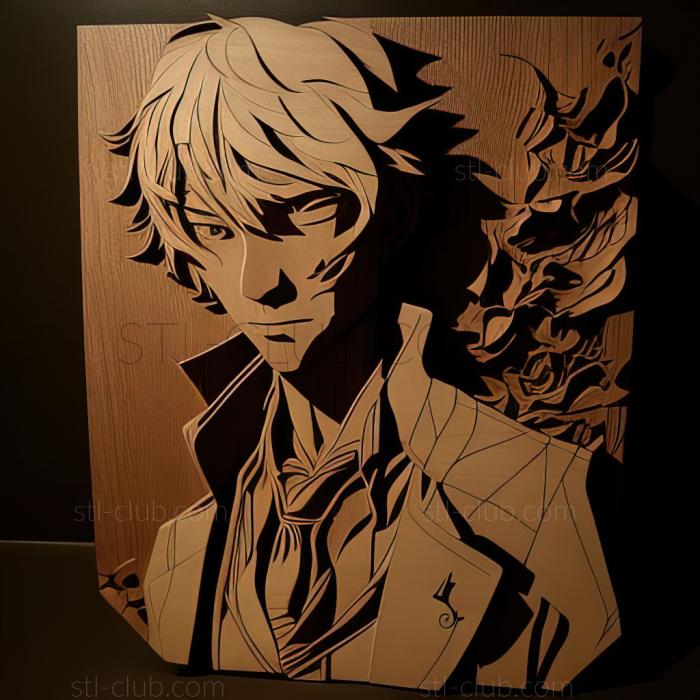 3D модель Ацуши Накадзима из Bungo Stray Dogs (STL)